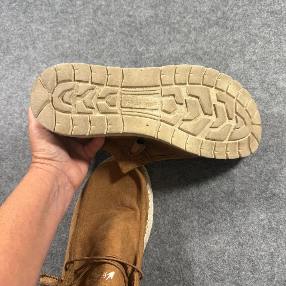 Frogg Toggs Loafers Mens Size 10 Tan Excellent Slip On Moc Toe 4JV112-330